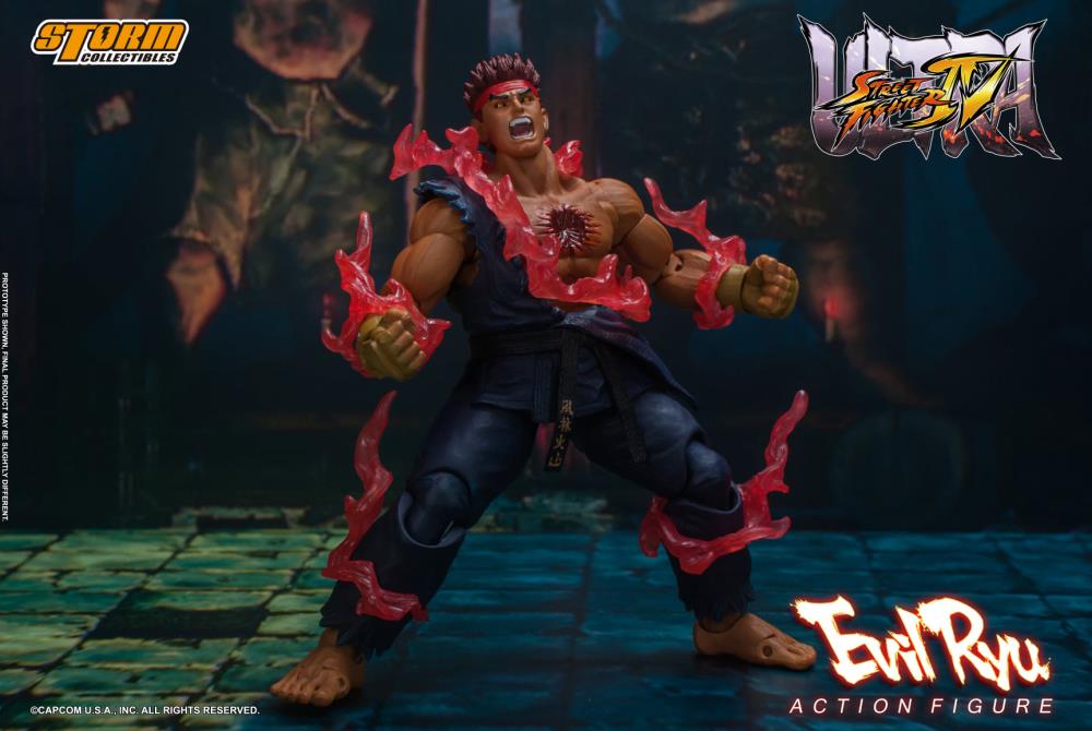 storm collectibles Ultra Street Fighter IV Evil Ryu 1/12 Scale Figure