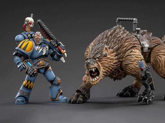 Warhammer 40K-  Space Wolves - Thunderwolf Cavalry Bjane