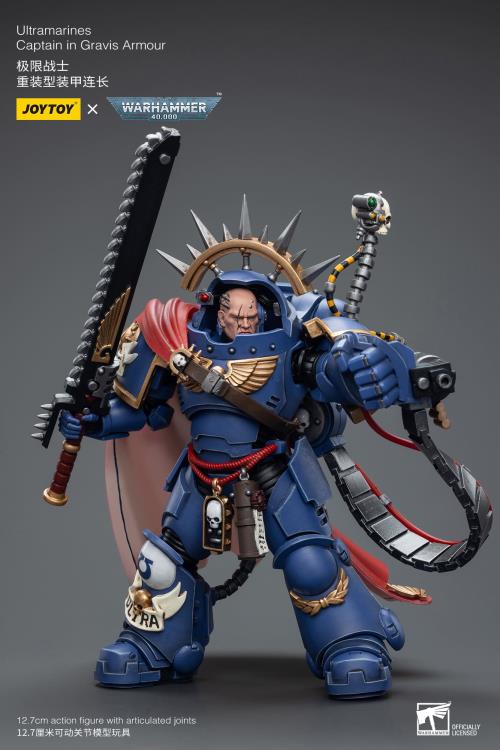 Warhammer 40k - Ultramarines - Captain in Gravis Armour