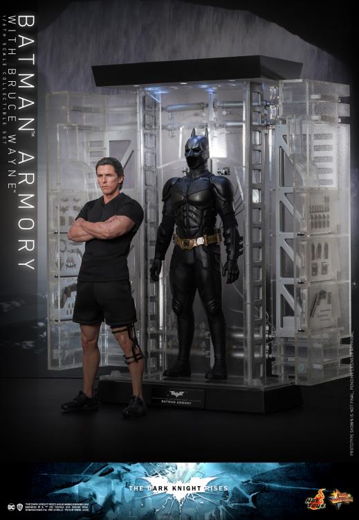 The Dark Knight Rises - Batman Armory with Bruce Wayne 1/6th Scale Collectible Figure - MMS702