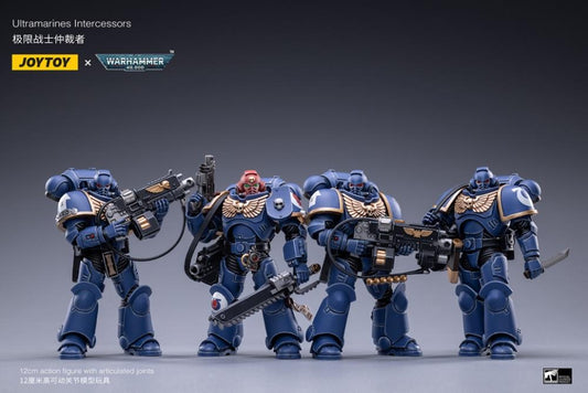 Warhammer 40K Space Marine - Ultramarines Intercessors SET of 4