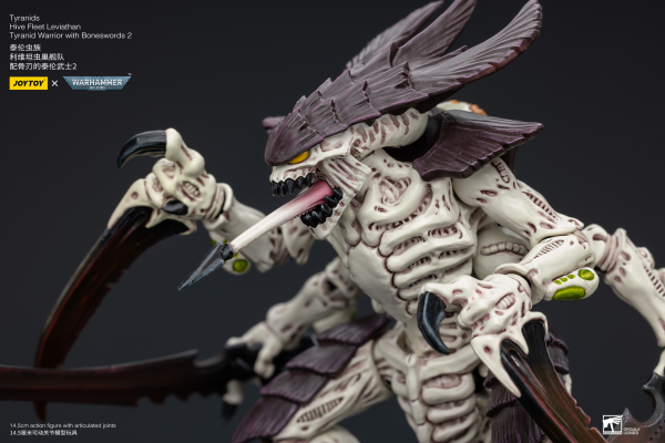 Warhammer 40K - Tyranids - Hive Fleet Leviathan Tyranid Warrior With Boneswords (Ver. 2)