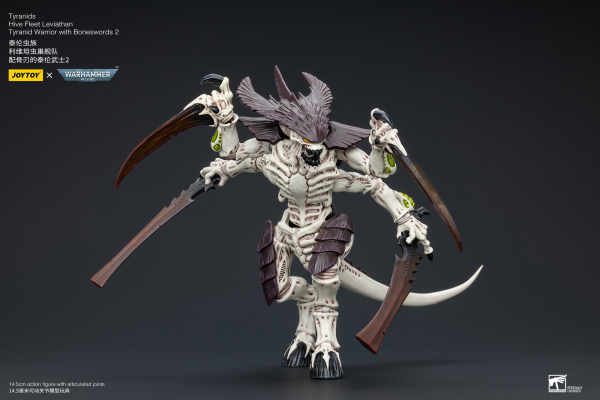 Warhammer 40K - Tyranids - Hive Fleet Leviathan Tyranid Warrior With Boneswords (Ver. 2)