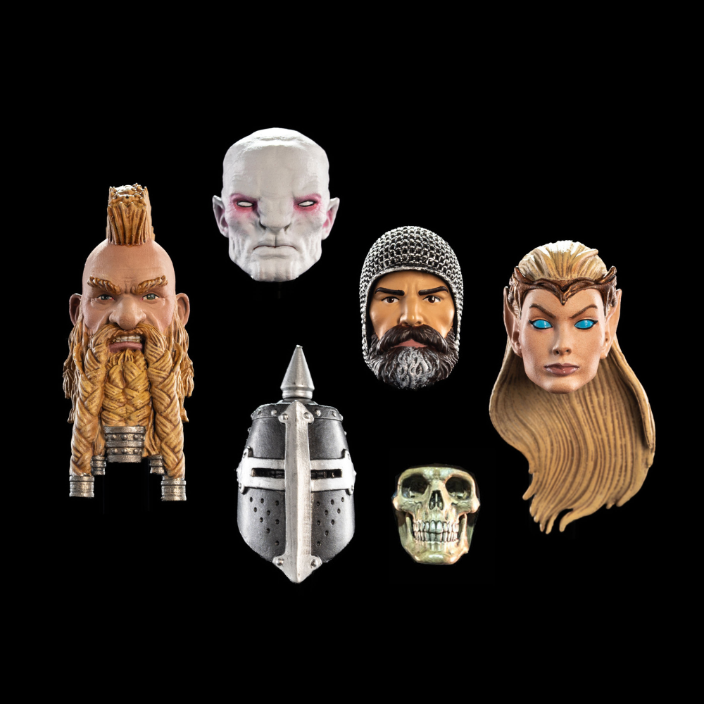 Mythic Legions: The Roleplaying Game - Set of 5 Heads Pack (Preorder Q4 2026)