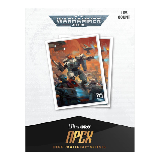 Ultra Pro - Tau Empire - 105ct Apex Deck Protector Sleeves for Warhammer 40,000