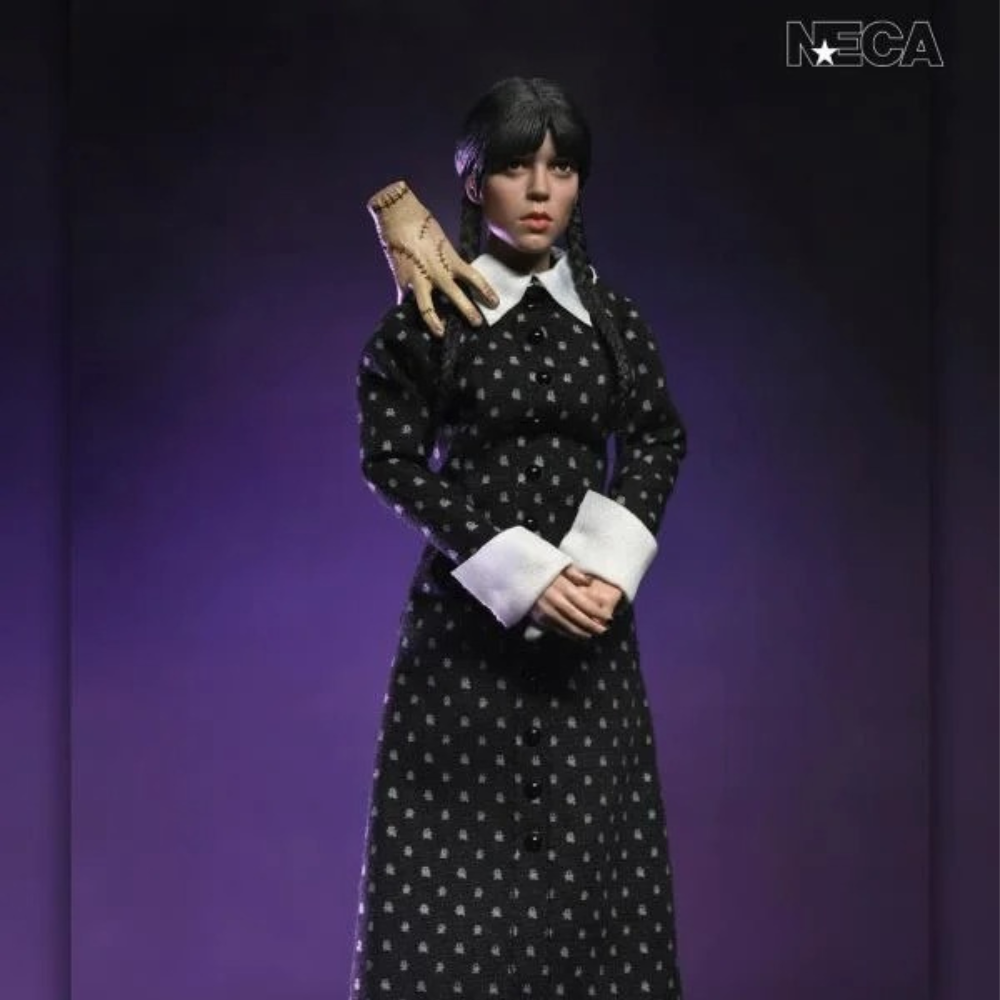 Wednesday Addams (Classic Dress) Clothed Action Figure