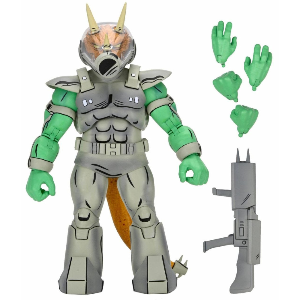 Teenage Mutant Ninja Turtles (Mirage Comics) - 7” Scale Action Figure - Shock Commando Triceraton (Preorder Aug 2026)