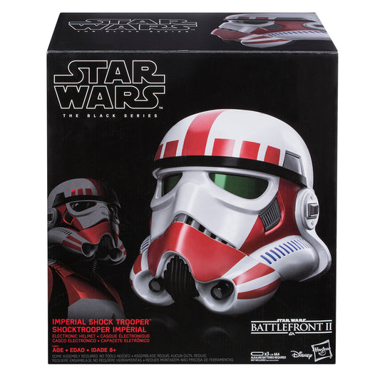 Star Wars The Black Series Shock Trooper Electronic Helmet  - Exclusive