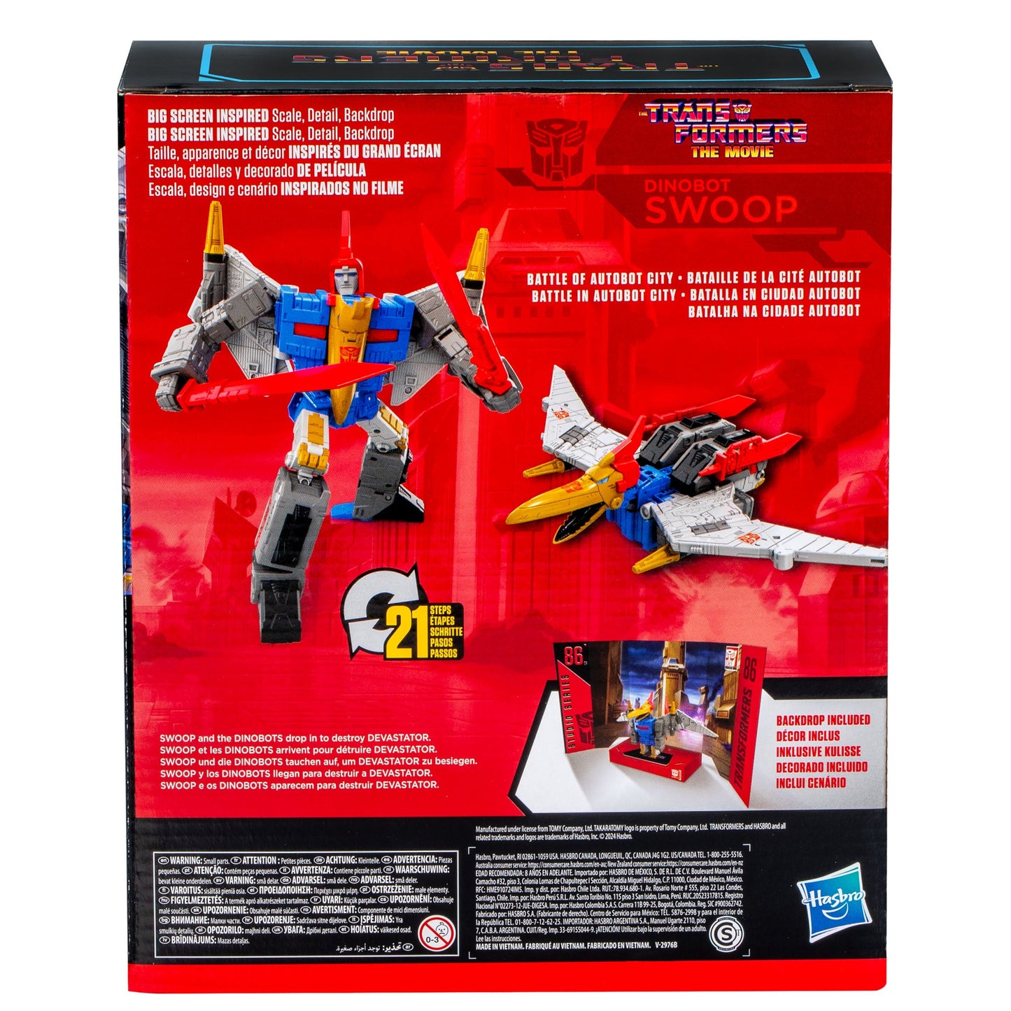 Transformers Studio Series Leader Class The Transformers: The Movie 86-26 Dinobot Swoop
