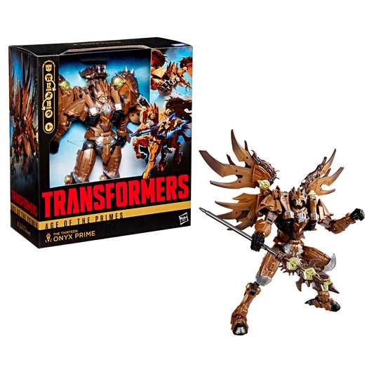 Transformers Age of the Primes Leader Class The Thirteen Onyx Prime