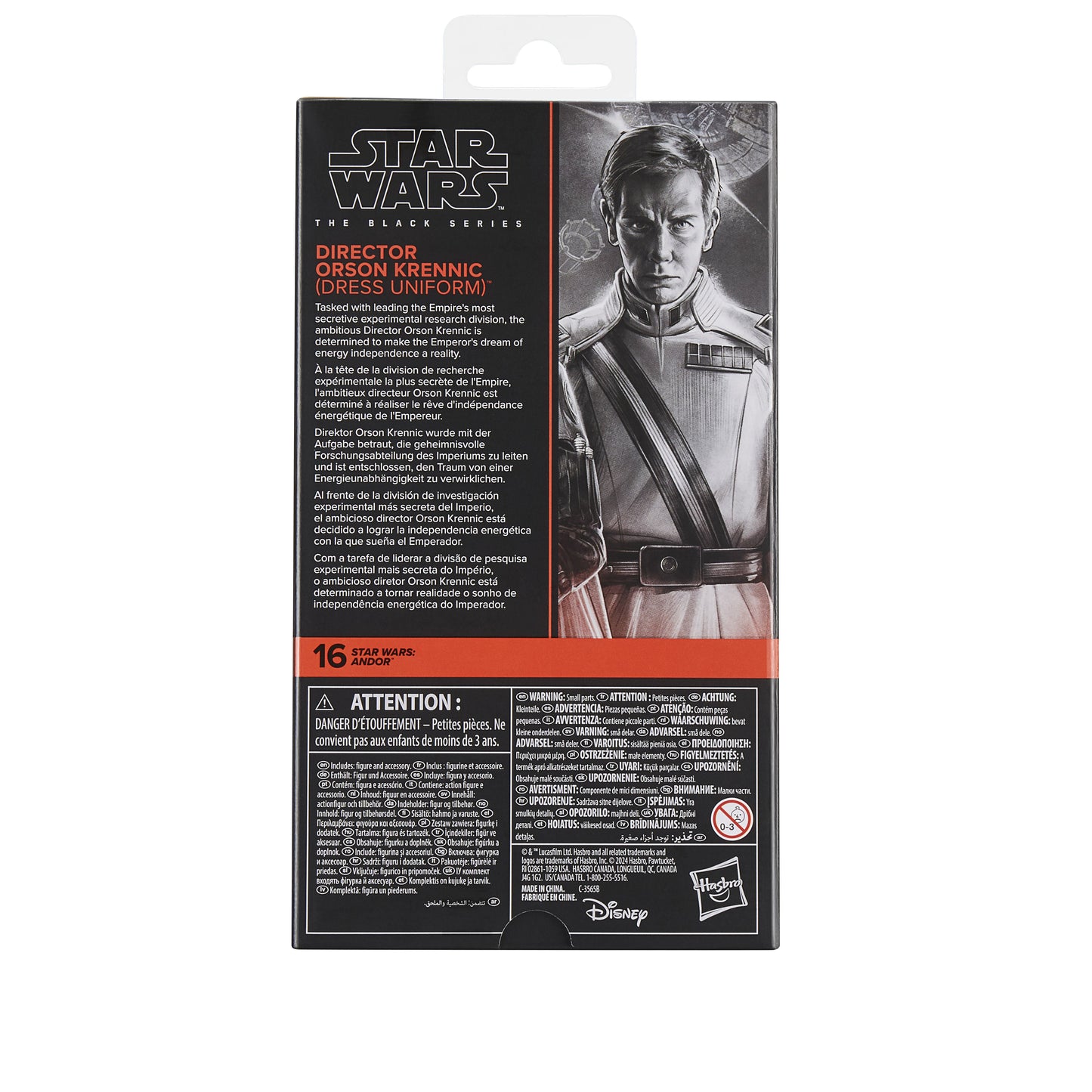 Star Wars The Black Series -  Director Orson Krennic  Star Wars: Andor