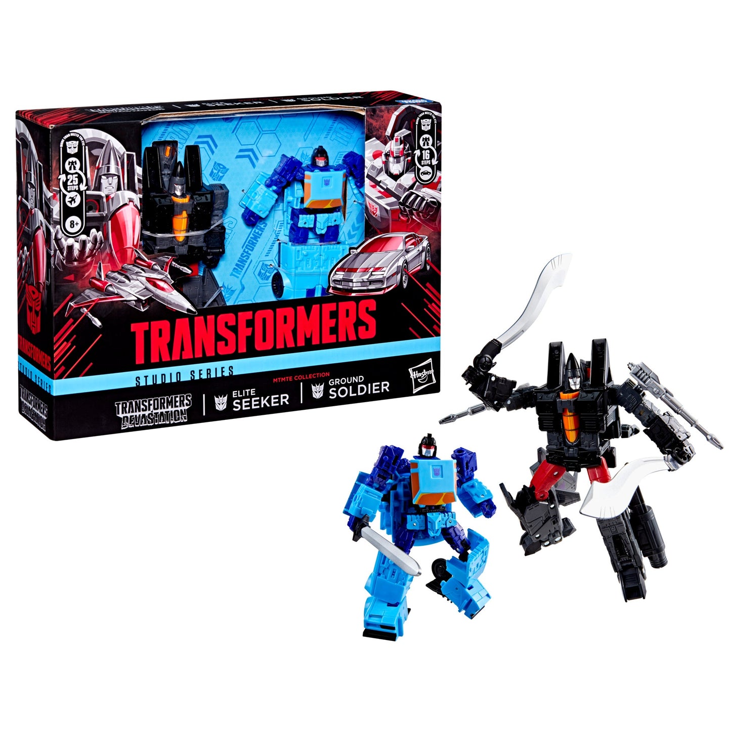 Transformers Studio Series Gamer Edition Ground Soldier and Elite Seeker - Exclusive