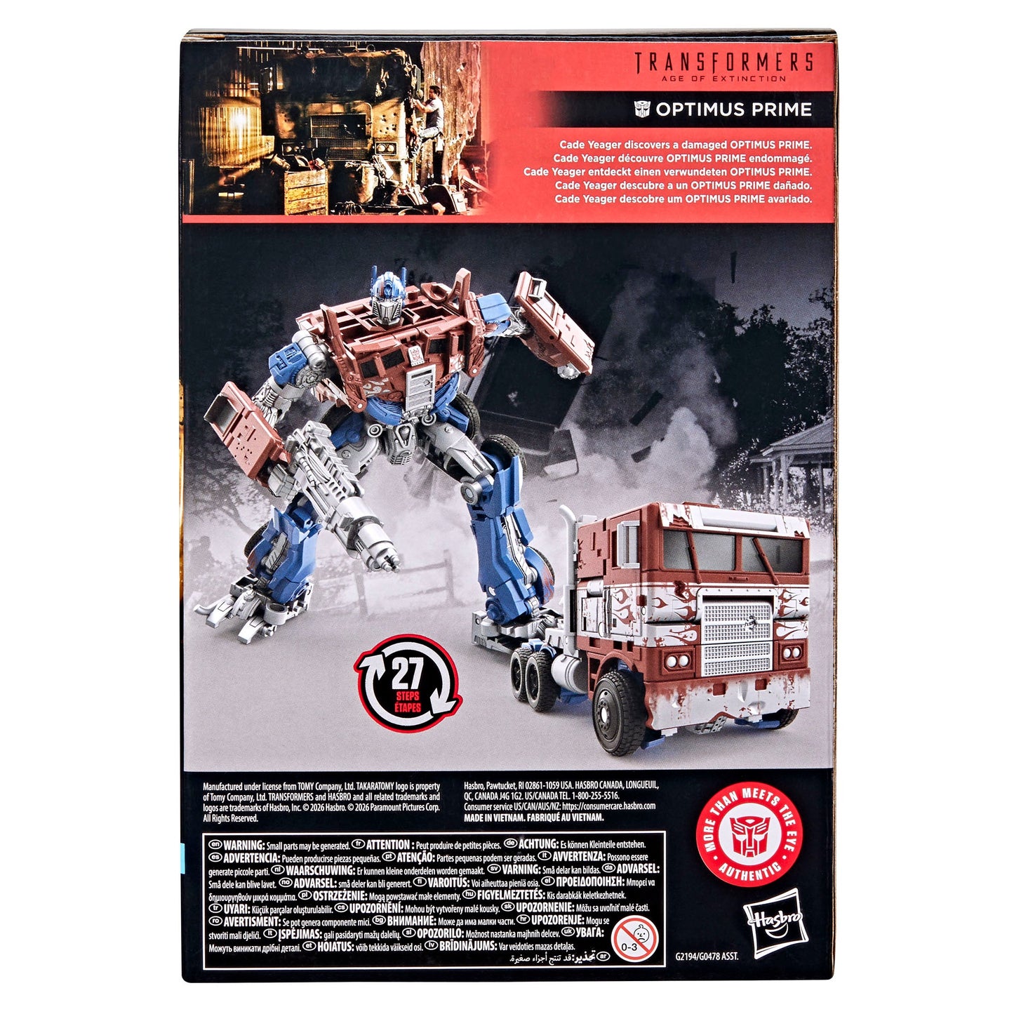 Transformers Studio Series Transformers: Age of Extinction Voyager Class Optimus Prime (Preorder Oct 2026)