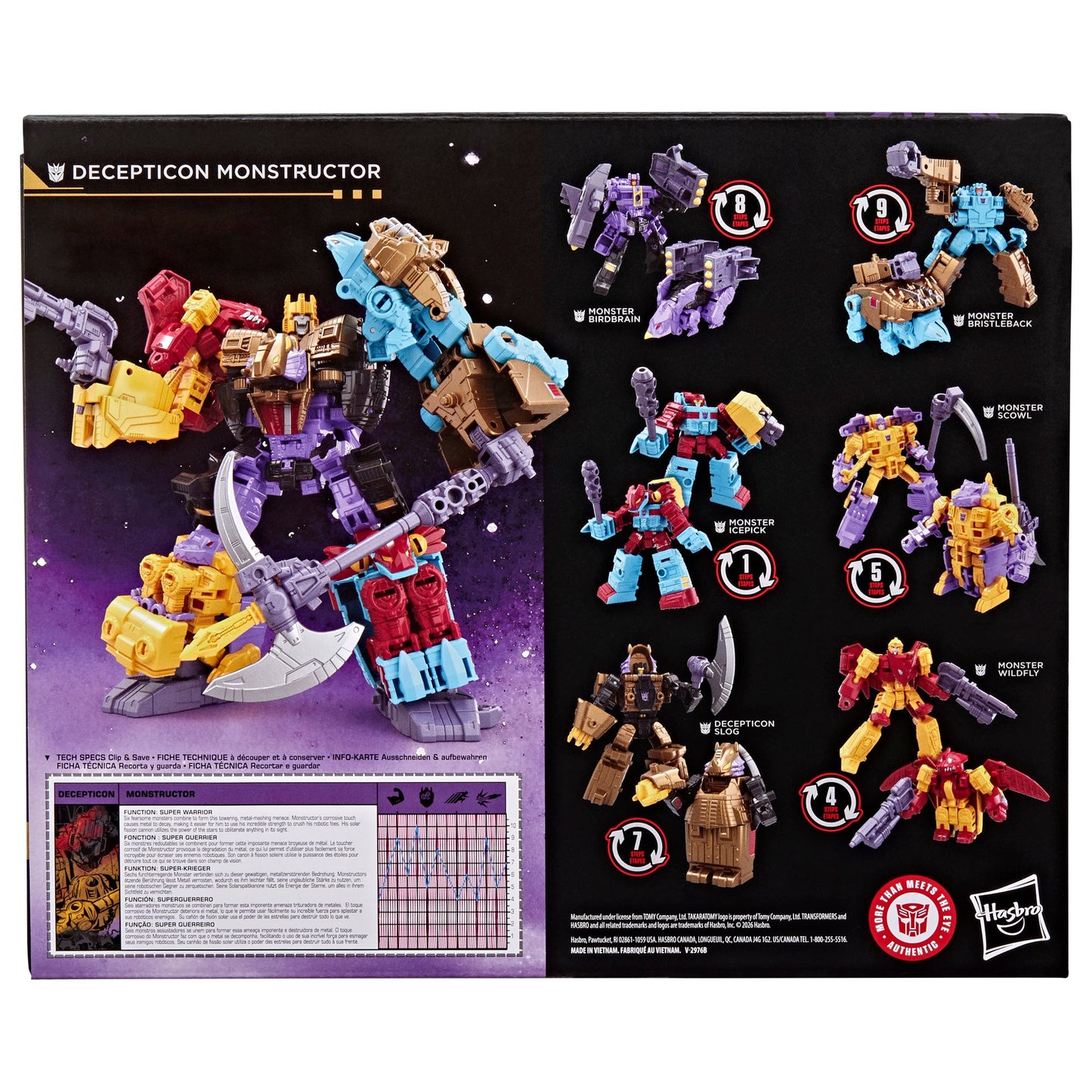 Transformers Age of the Primes Decepticon Monstructor (Preorder Aug 2026)