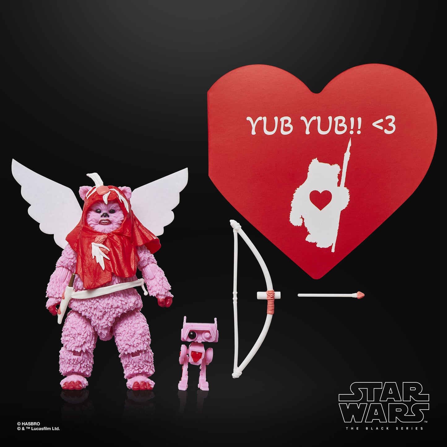 Star Wars The Black Series Ewok (Valentine's Day Edition)
