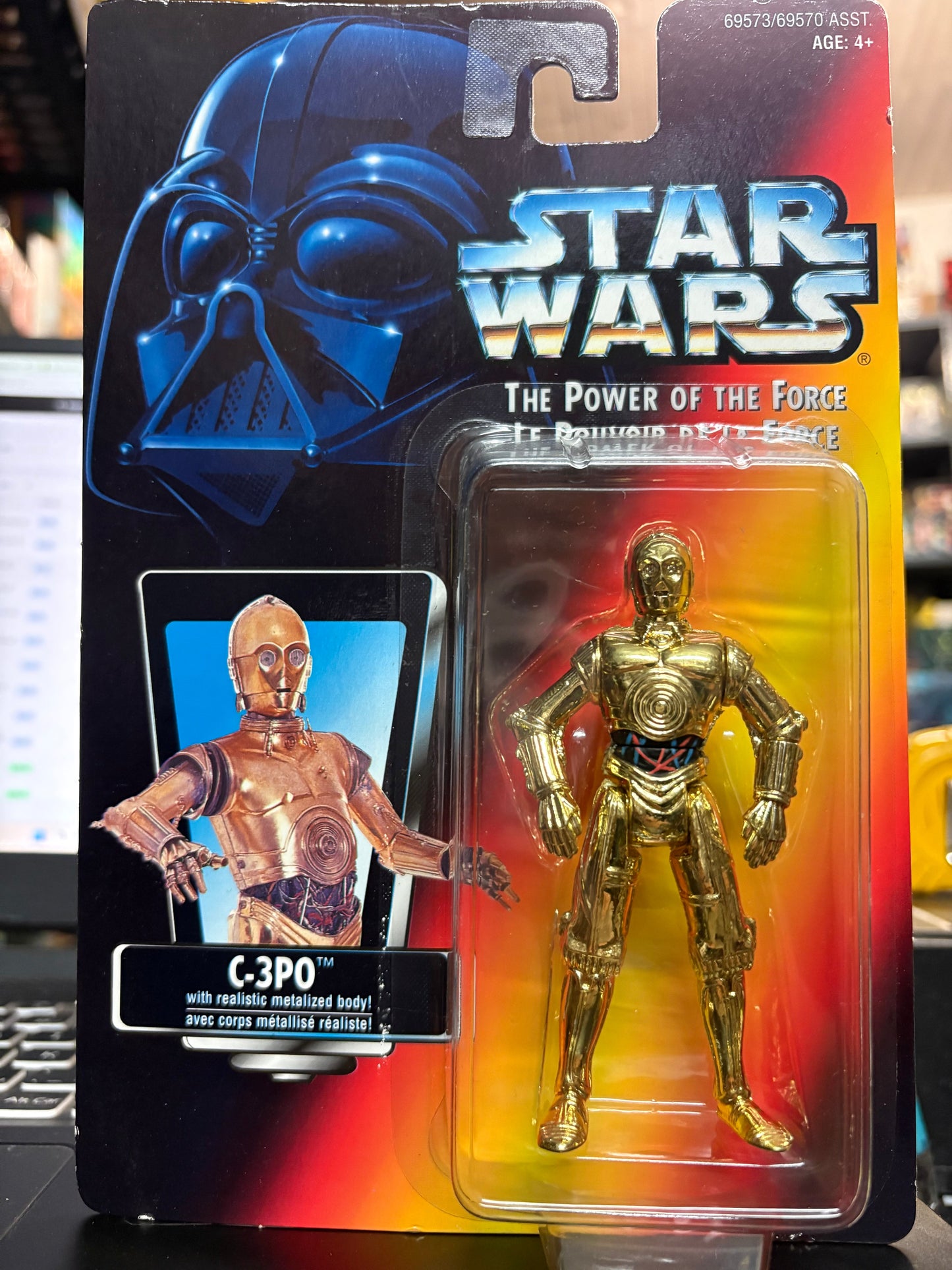 Star Wars The Power of the Force Red Card C-3PO