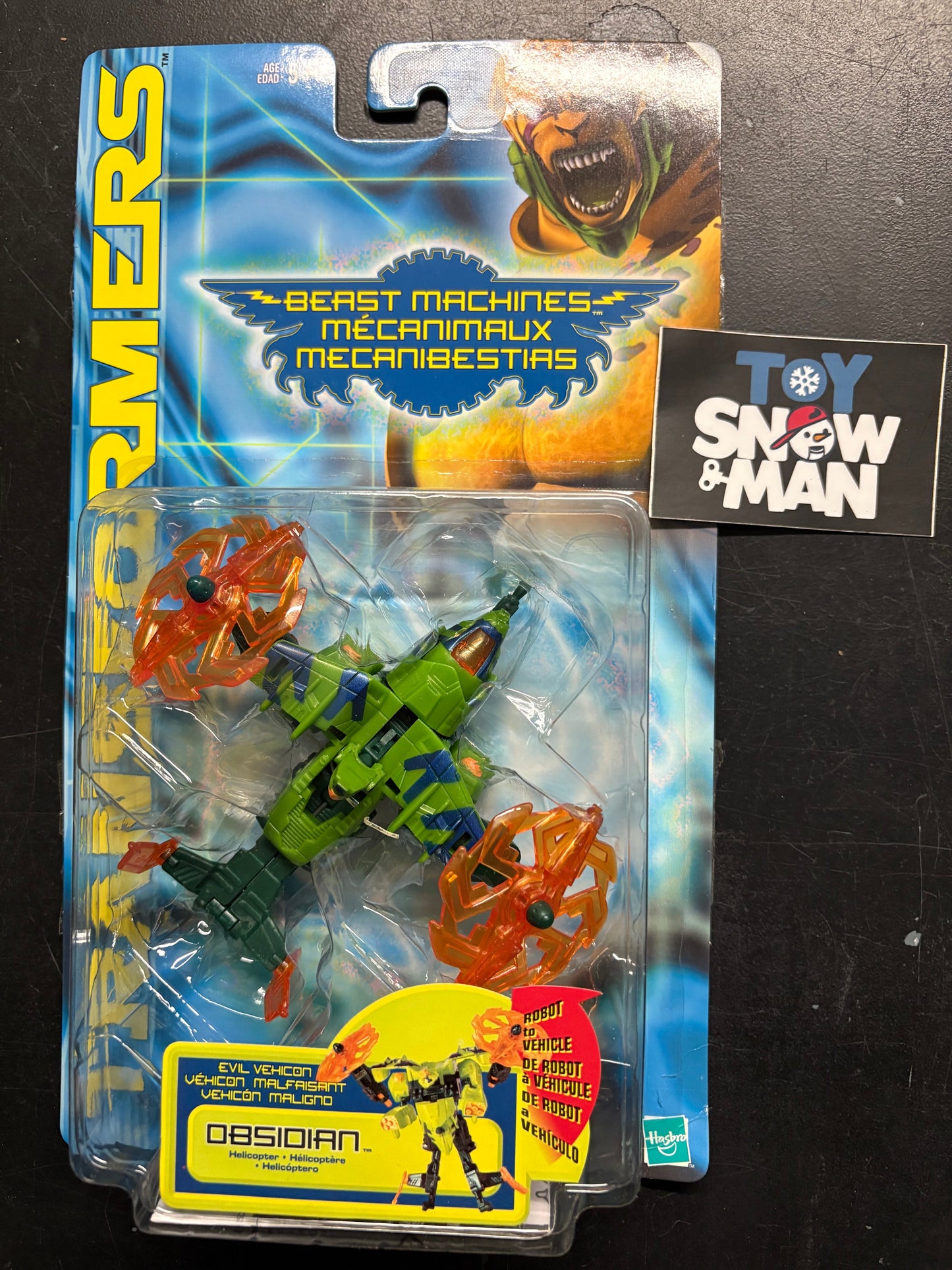 Transformers Beast Machines Evil Vehicon Obsidian
