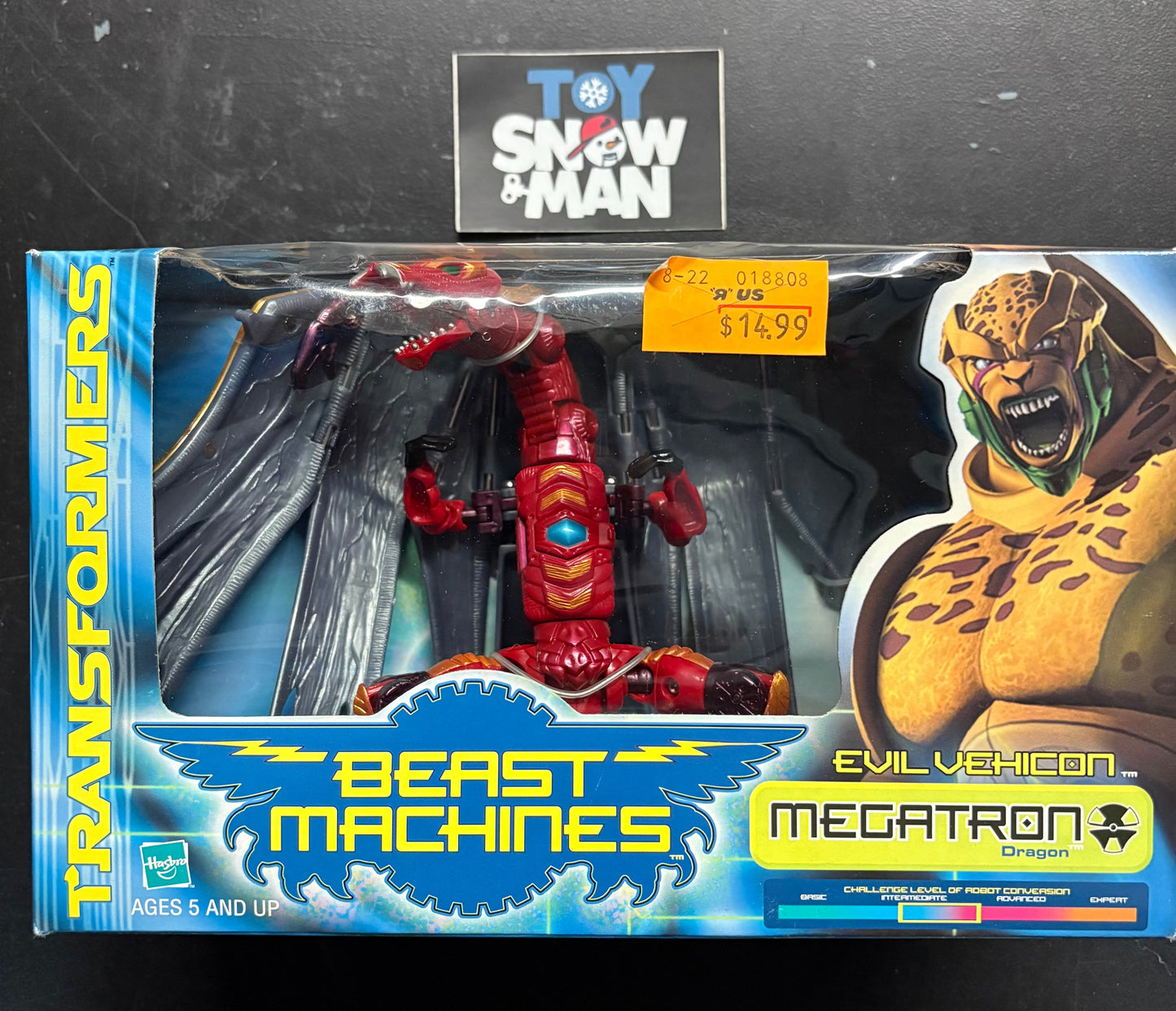 Transformers Beast Machines Vehicon Dragon Megatron