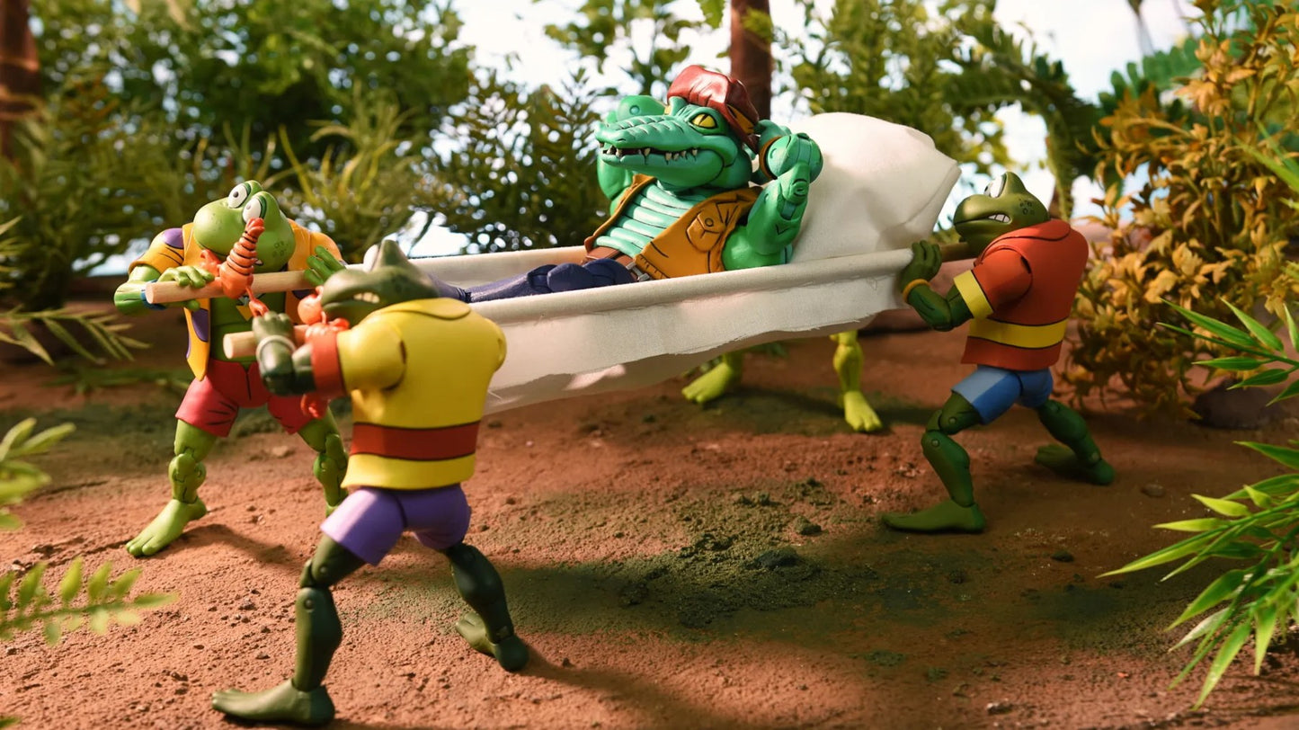 Teenage Mutant Ninja Turtles (Cartoon) - 7" Scale Action Figure - Napoleon & Atilla Frog 2 pack ( substandard packaging )