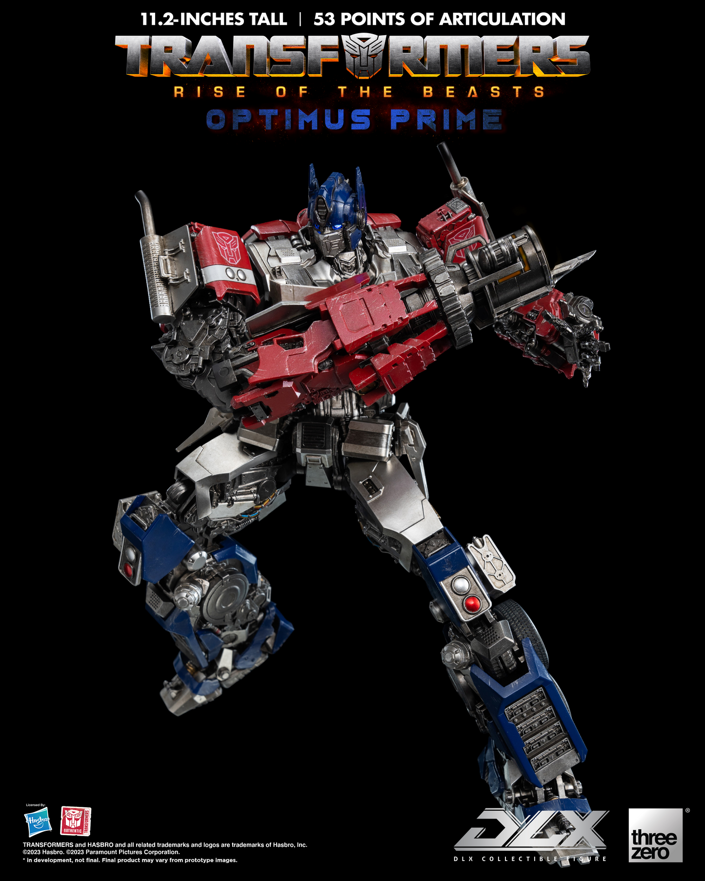 ThreeZero - Transformers: Rise of the Beasts - DLX Optimus Prime