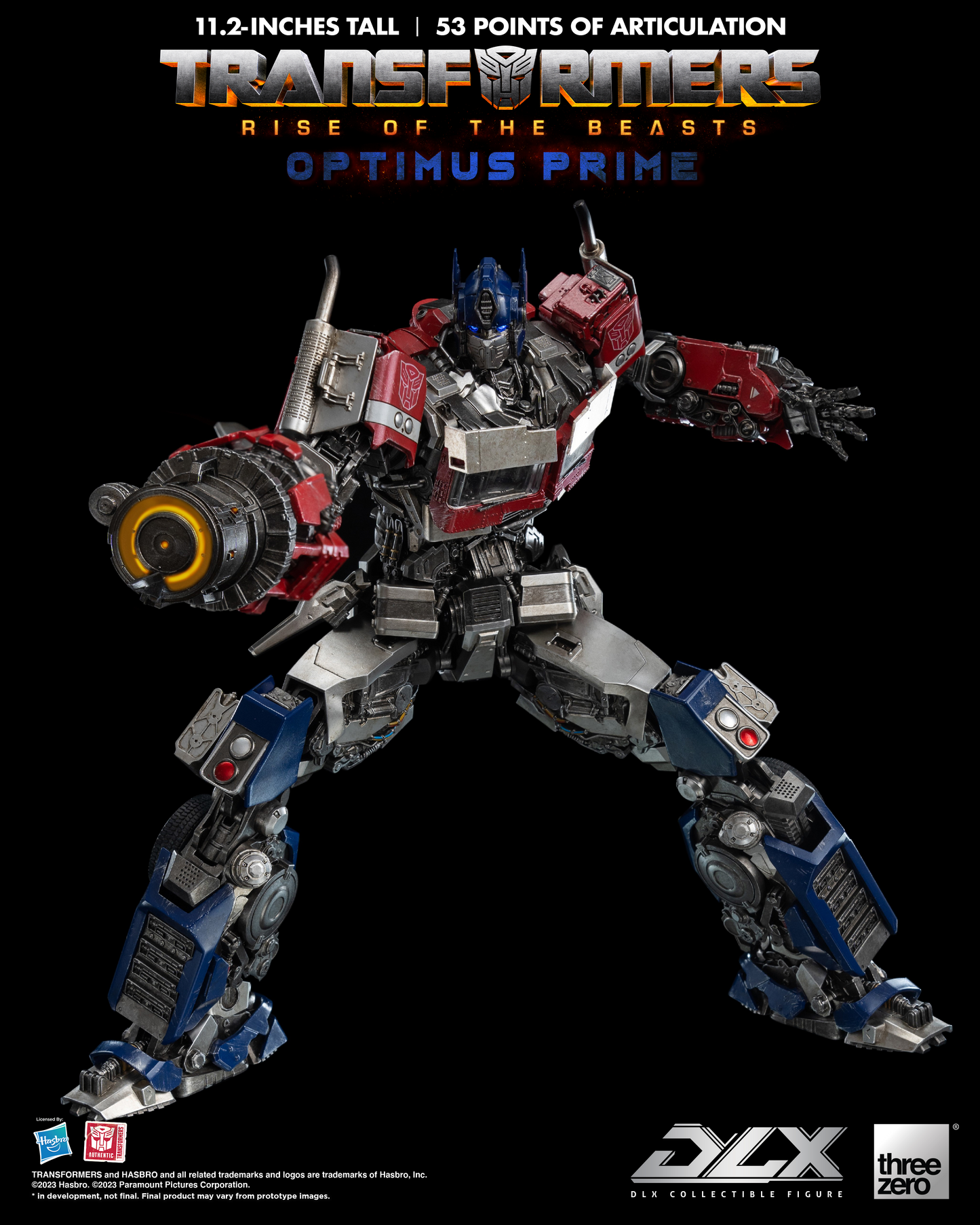 ThreeZero - Transformers: Rise of the Beasts - DLX Optimus Prime