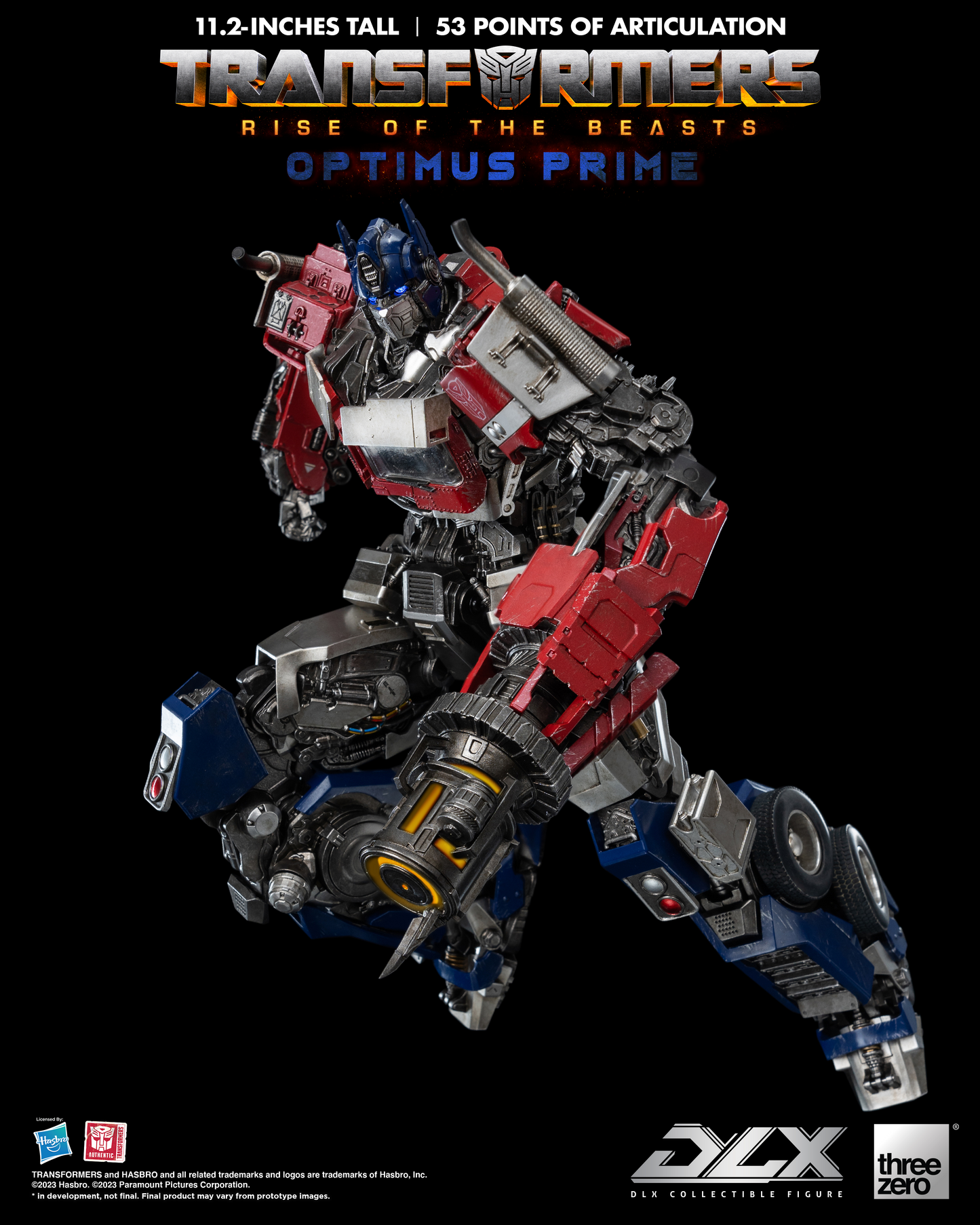 ThreeZero - Transformers: Rise of the Beasts - DLX Optimus Prime