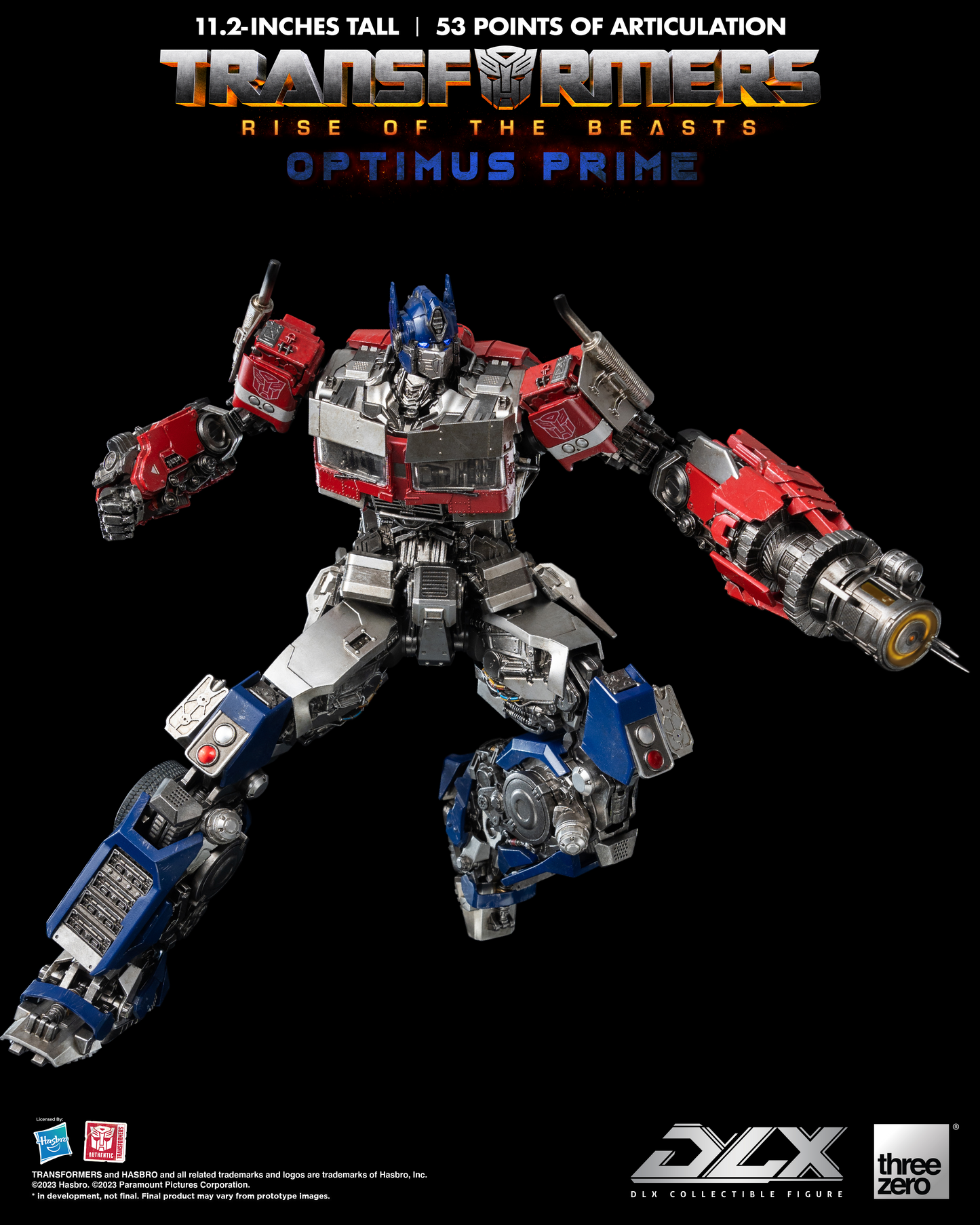 ThreeZero - Transformers: Rise of the Beasts - DLX Optimus Prime