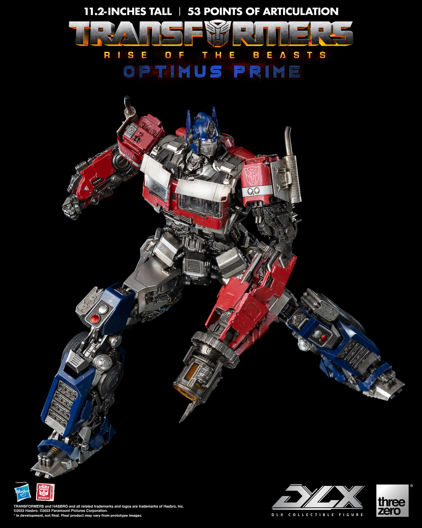 ThreeZero - Transformers: Rise of the Beasts - DLX Optimus Prime