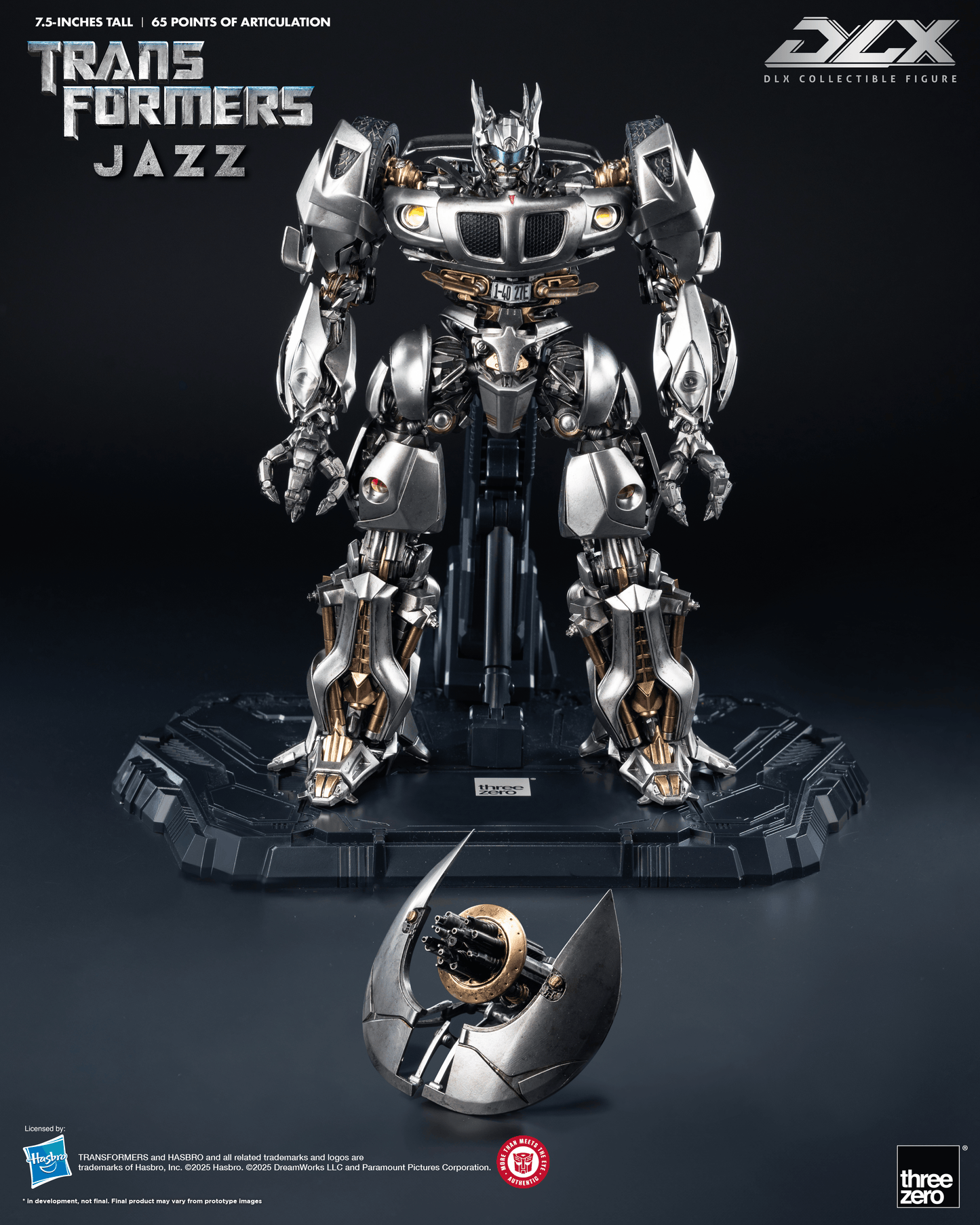 Transformers DLX Scale Collectible Series Jazz Action Figure (Preorder March/April 2026)
