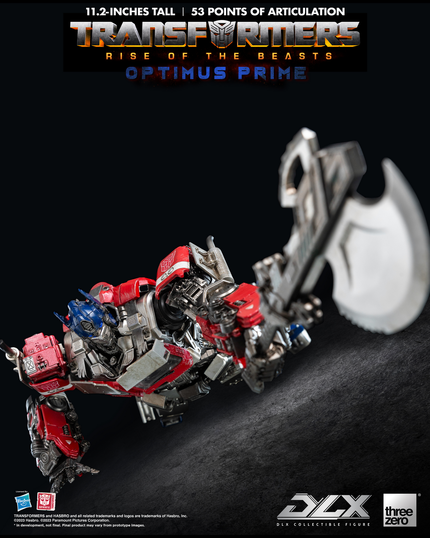 ThreeZero - Transformers: Rise of the Beasts - DLX Optimus Prime