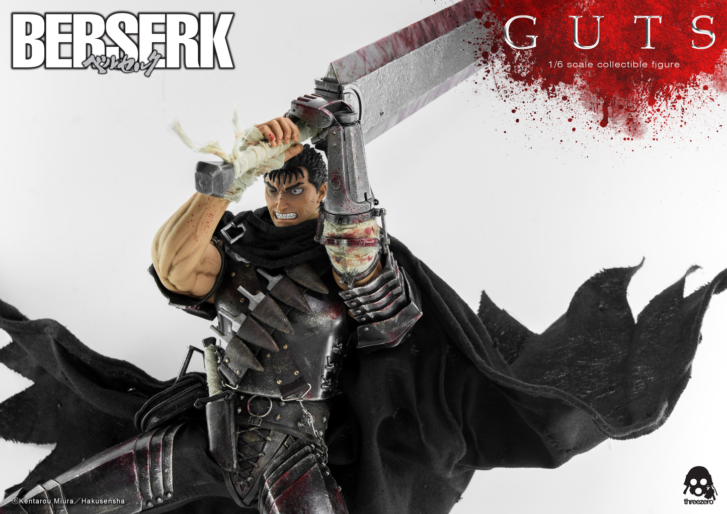 ThreeZero BERSERK - Guts Black Swordsman