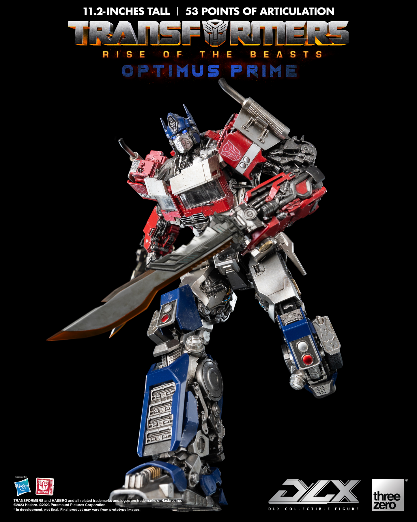 ThreeZero - Transformers: Rise of the Beasts - DLX Optimus Prime