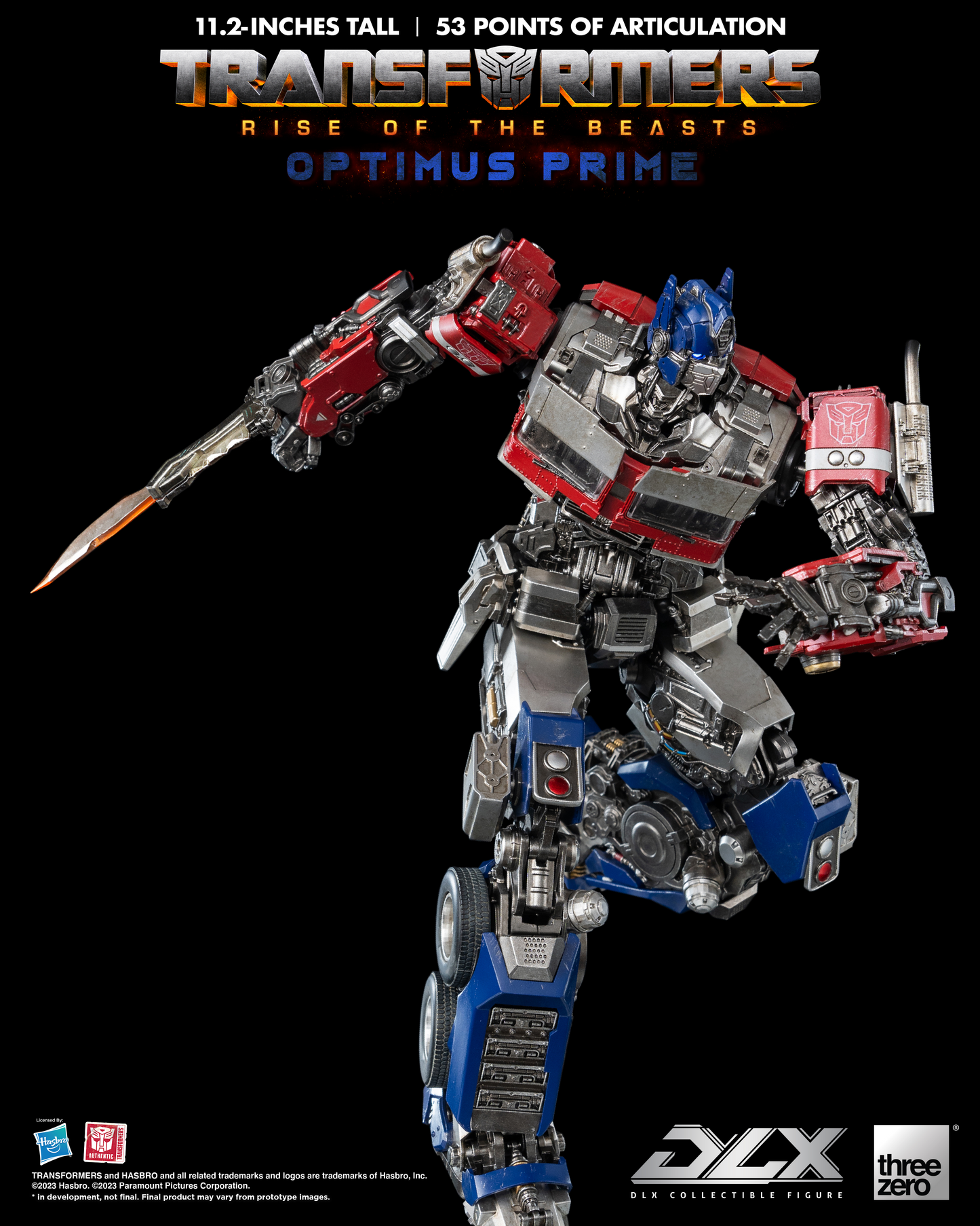 ThreeZero - Transformers: Rise of the Beasts - DLX Optimus Prime
