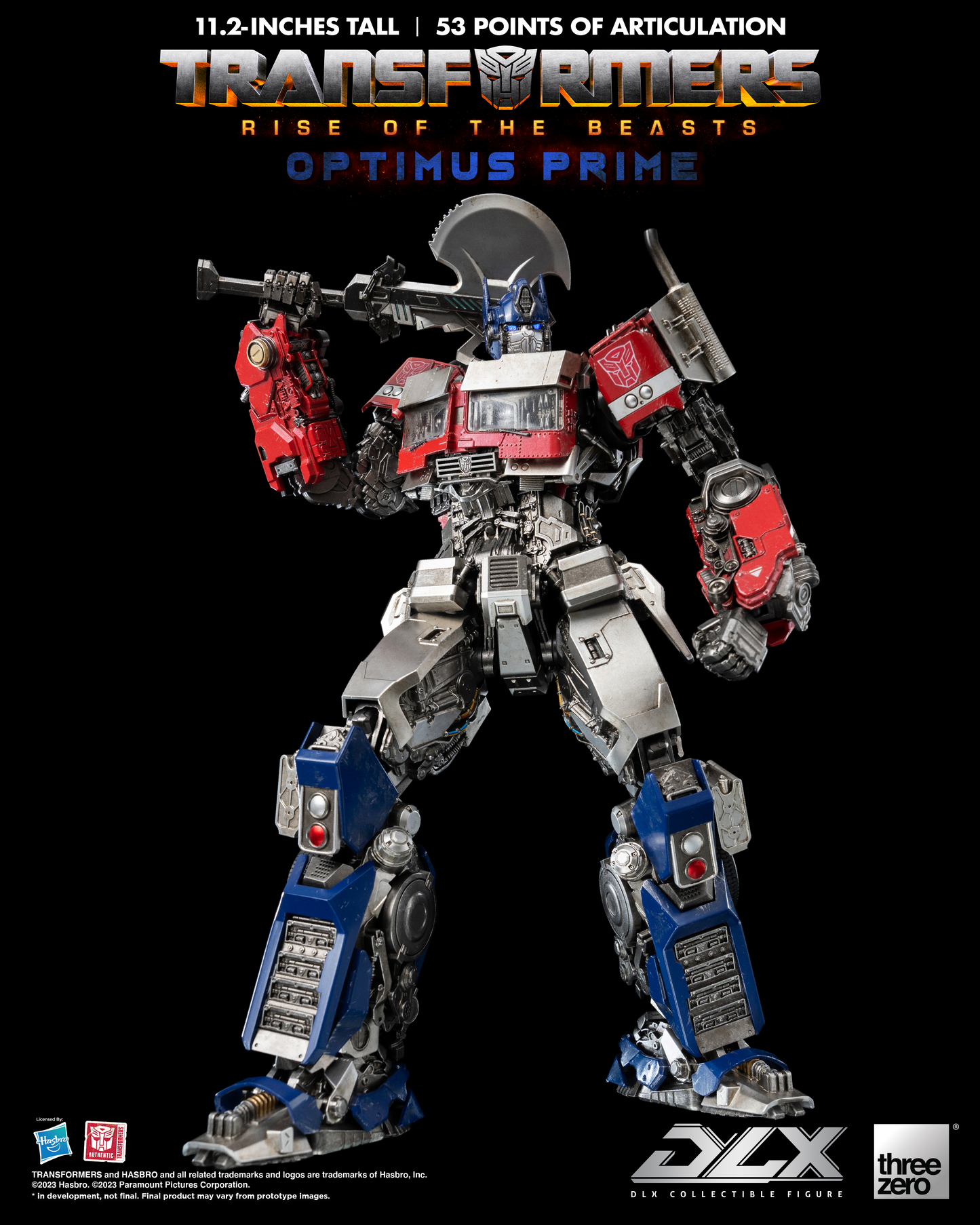 ThreeZero - Transformers: Rise of the Beasts - DLX Optimus Prime