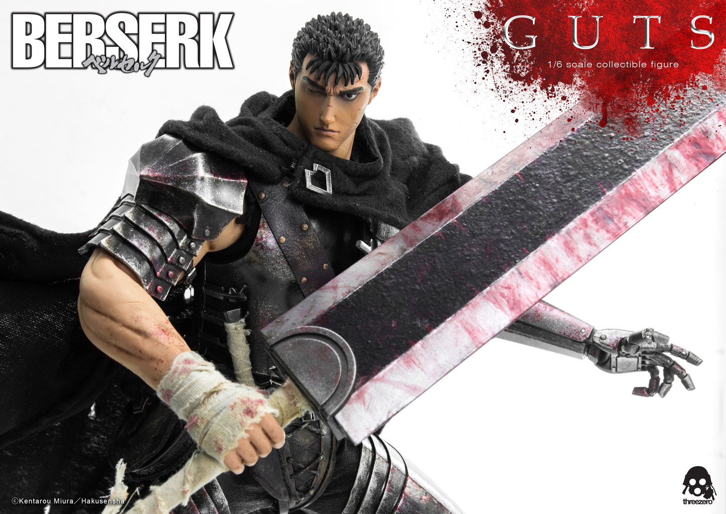 ThreeZero BERSERK - Guts Black Swordsman