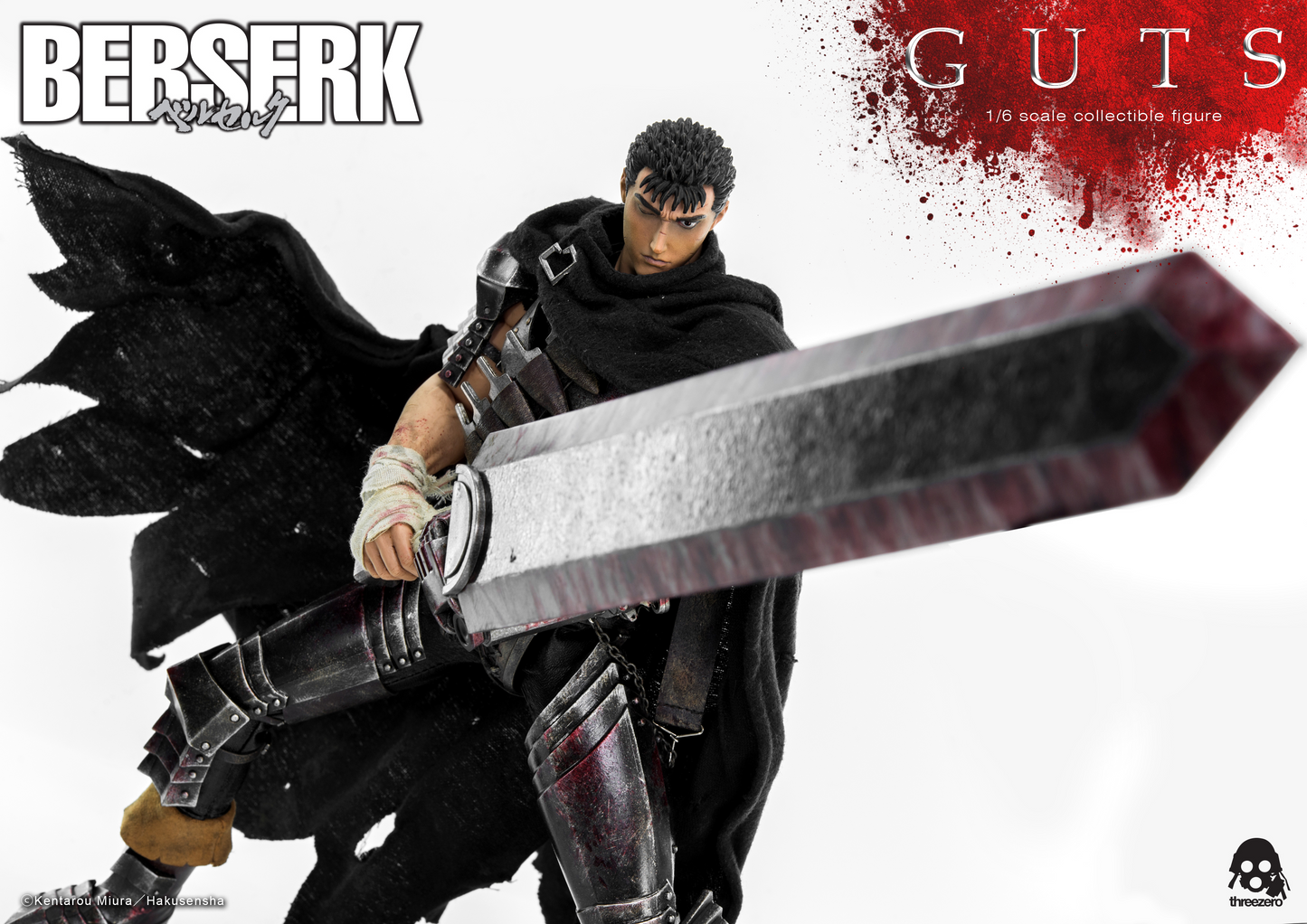 ThreeZero BERSERK - Guts Black Swordsman