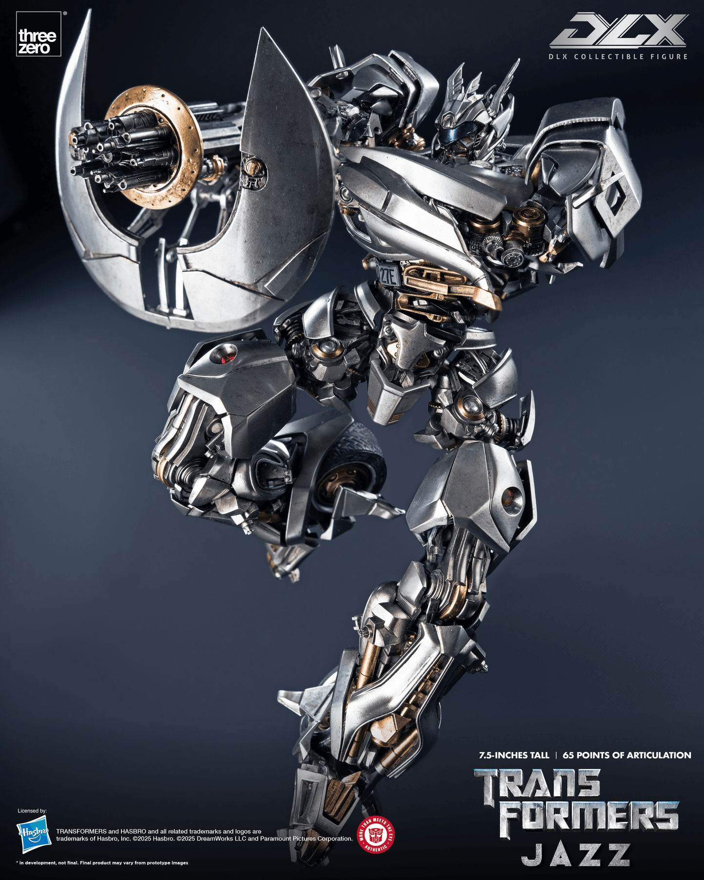 Transformers DLX Scale Collectible Series Jazz Action Figure (Preorder March/April 2026)