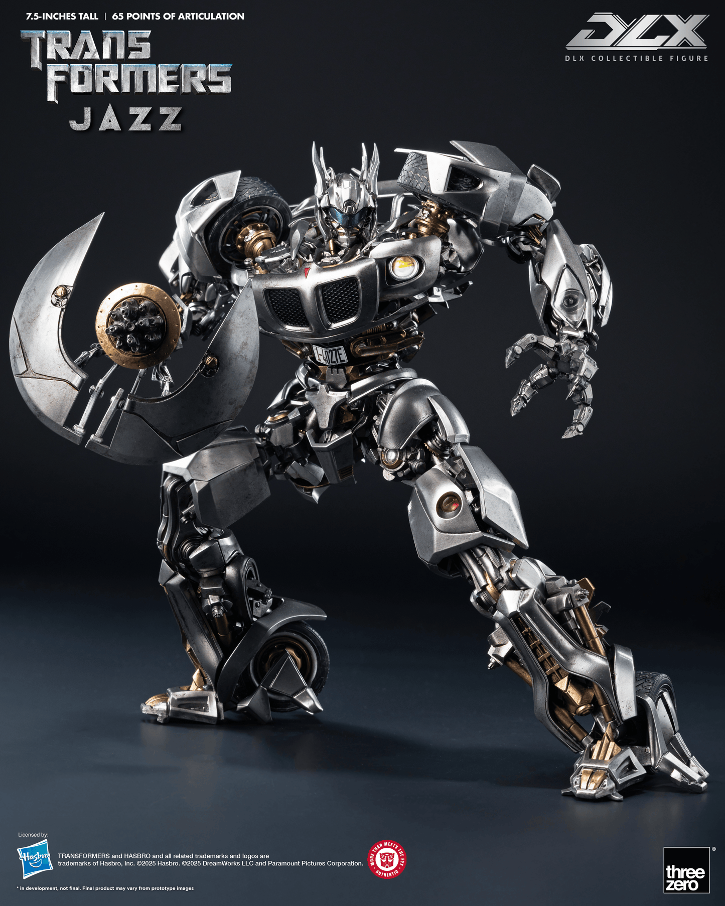 Transformers DLX Scale Collectible Series Jazz Action Figure (Preorder March/April 2026)