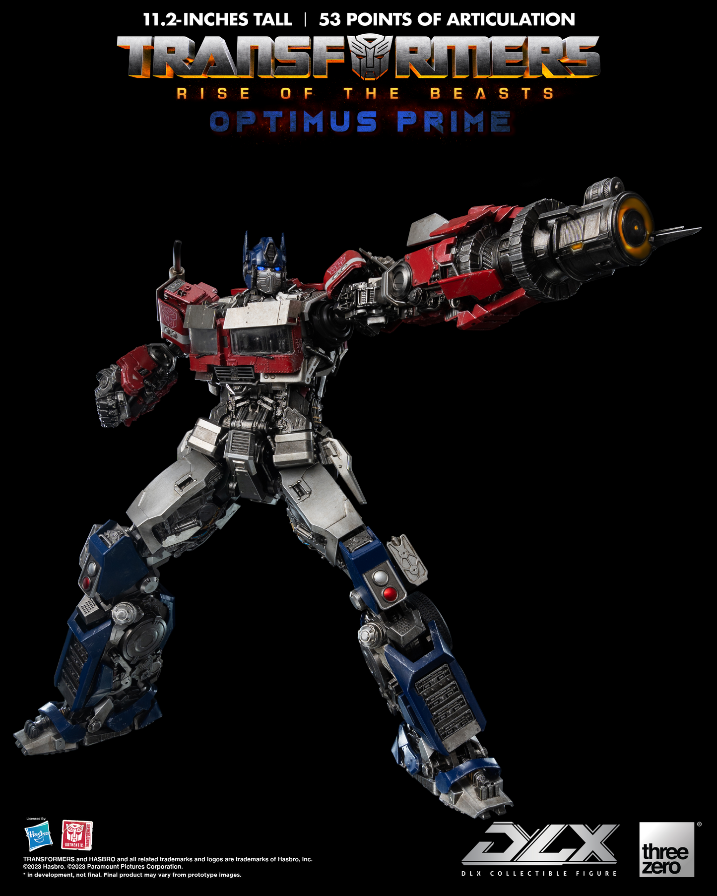 ThreeZero - Transformers: Rise of the Beasts - DLX Optimus Prime