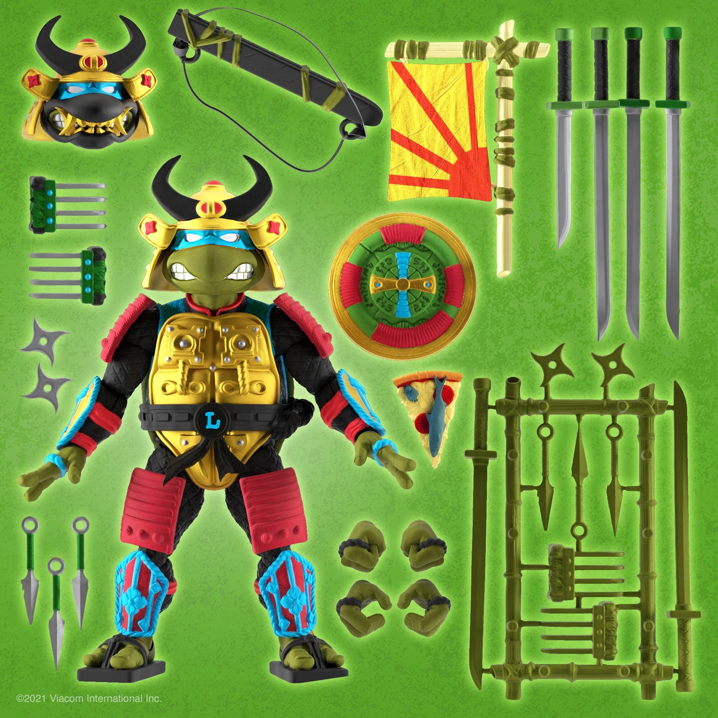 TMNT ULTIMATES WAVE 5 LEO THE SEWER SAMURAI FIGURE