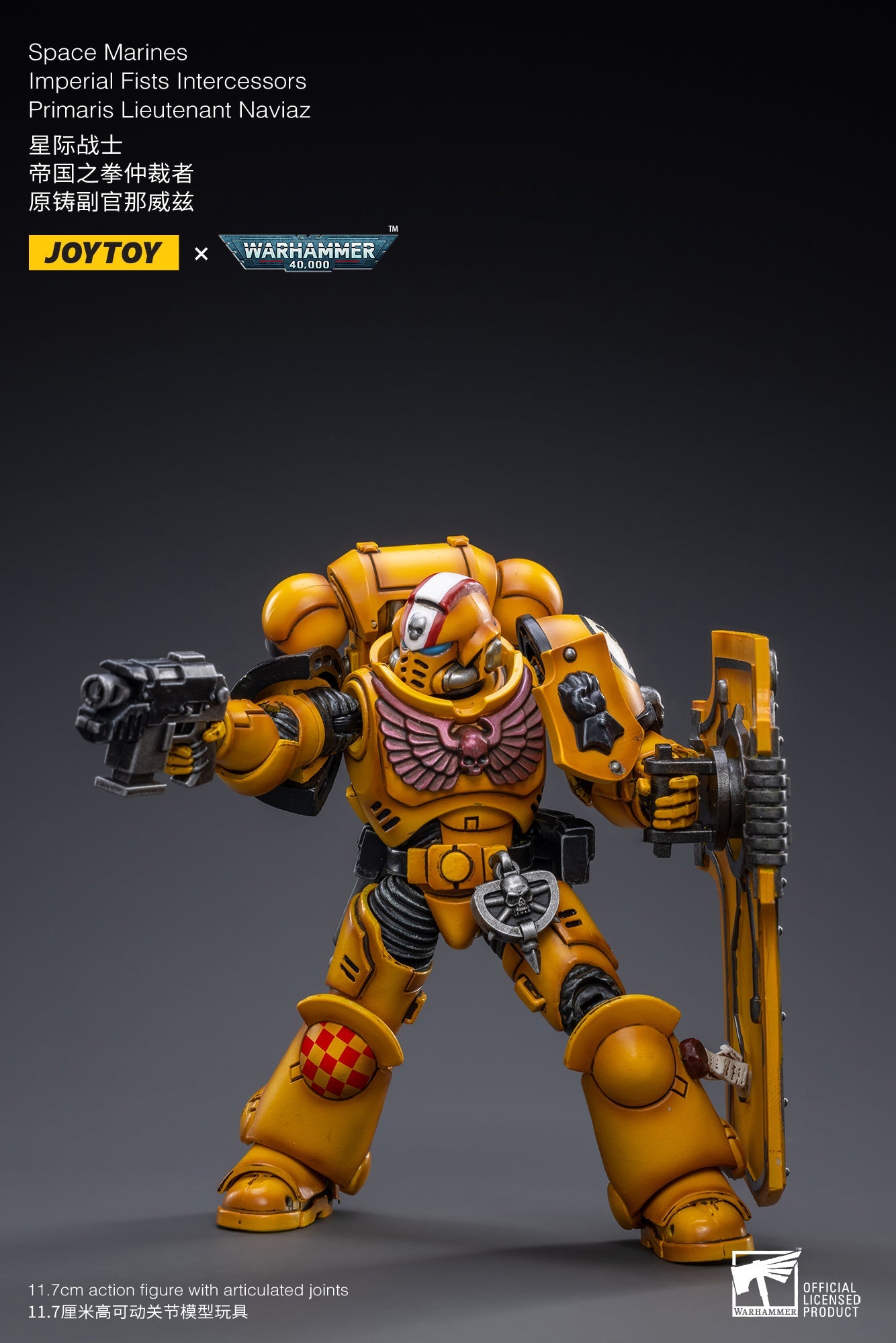 Warhammer 40K - Imperial Fists - Intercessor Primaris Lieutenant Navaiz