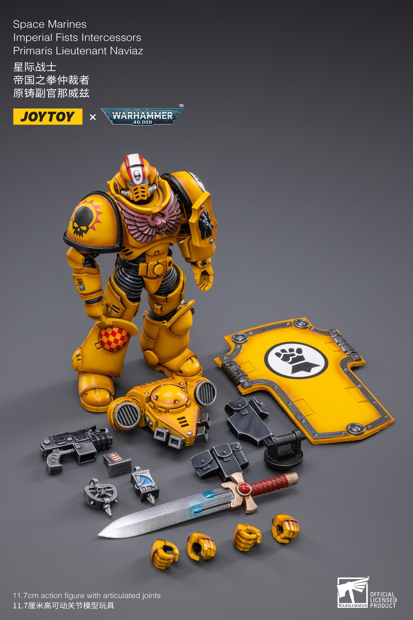Warhammer 40K - Imperial Fists - Intercessor Primaris Lieutenant Navaiz