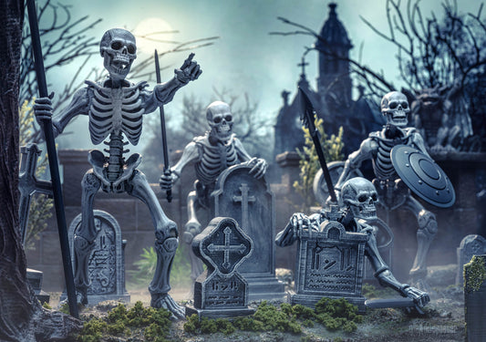 Mythic Legions - Graveyard Skeletons 4-pack