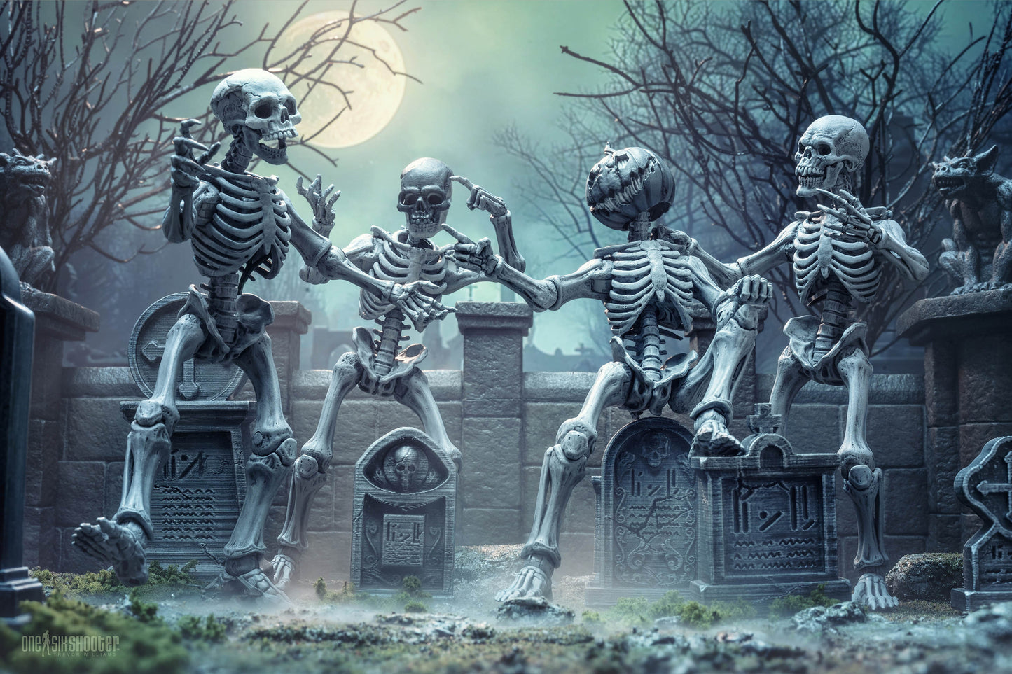 Mythic Legions - Graveyard Skeletons 4-pack