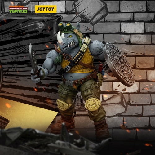 TMNT - 1/18 Scale Teenage Mutant Ninja Turtles - Rocksteady