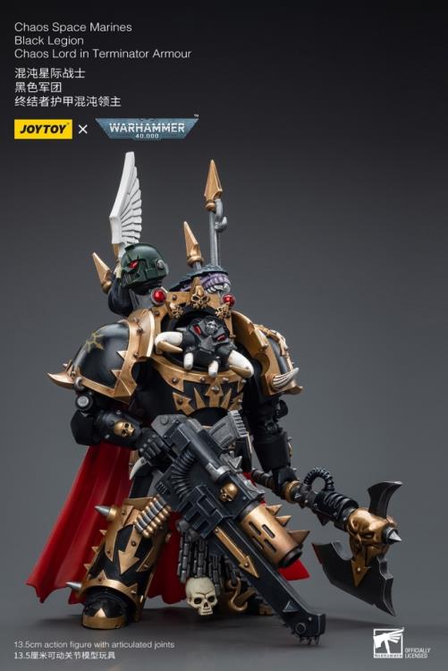 Warhammer 40K - Chaos Space Marines - Black Legion - Chaos Lord in Terminator Armor
