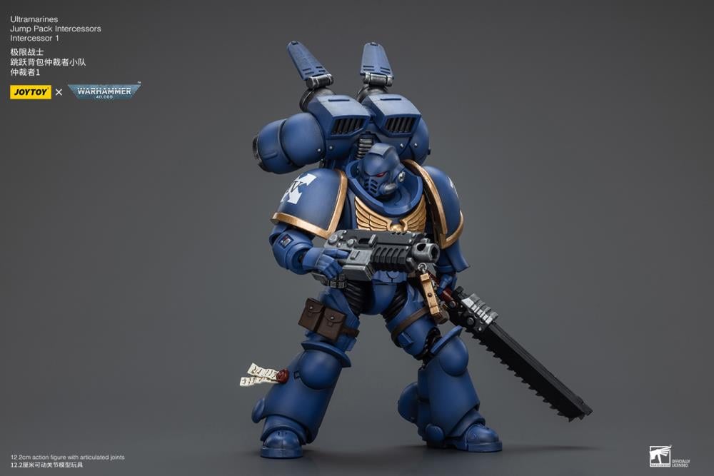 Warhammer 40K - Ultramarines - Jump Pack Intercessors Intercessor 1 - 1/18 Scale Action Figure