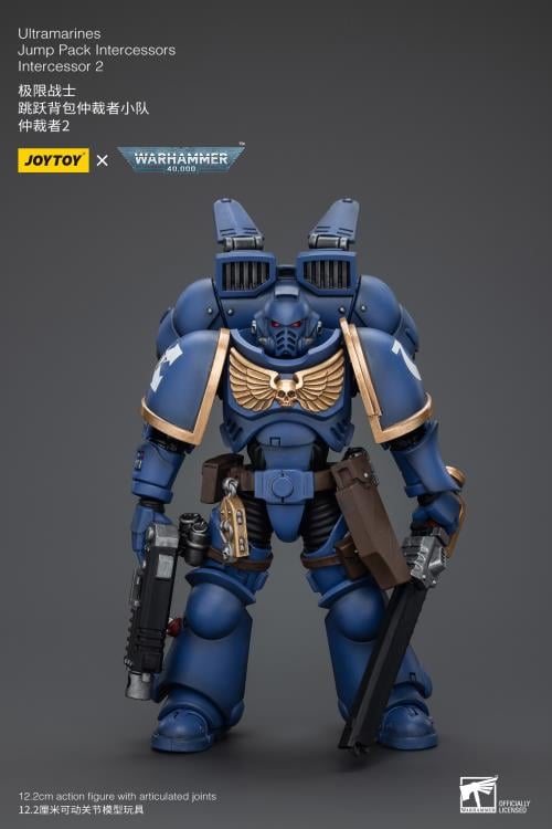 Warhammer 40K - Ultramarines - Jump Pack Intercessors Intercessor 2 - 1/18 Scale Action Figure