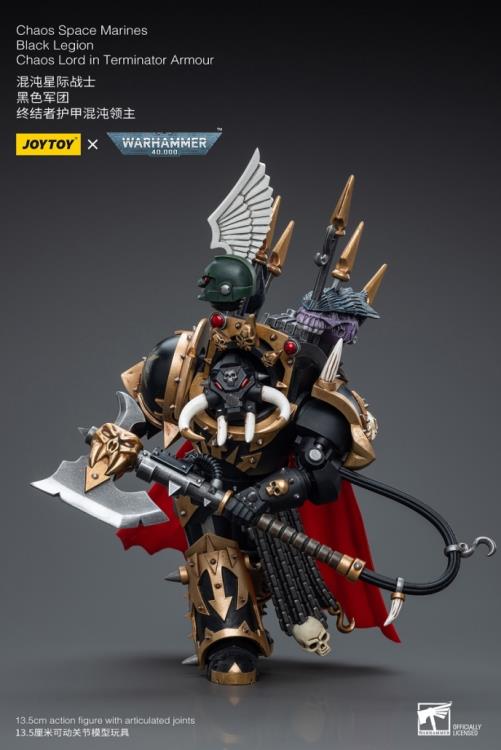 Warhammer 40K - Chaos Space Marines - Black Legion - Chaos Lord in Terminator Armor