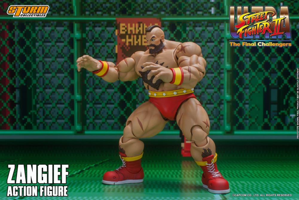 Zangief Ultra Street Fighter II: The Final Challenger", Storm Collectibles Action Figure